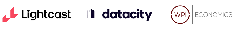 Lightcast, Datacity and WPI Economics logos